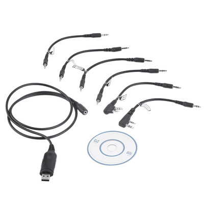 

6 в программе 1 USB кабель для программирования Adapter + CD Для Мясорубки радиоприемников