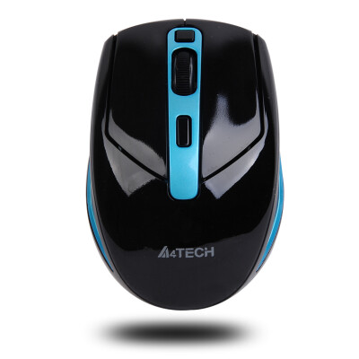 

Shuangfeiyan (A4TECH) G11-570FX lithium charging mouse wireless mouse office mouse mouse mouse (peacock blue