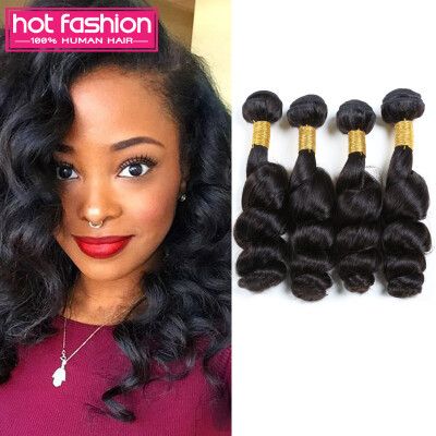 

Brazilian Virgin Hair Loose Wave 4 Bundles Cheap 8A Hot Fashion Virgin Hair Brazillian Loose Wave Virgin Hair Bundle Sales