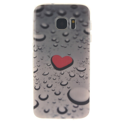 

Heart-shaped water drop Pattern Soft Thin TPU Rubber Silicone Gel Case Cover for SAMSUNG GALAXY S7