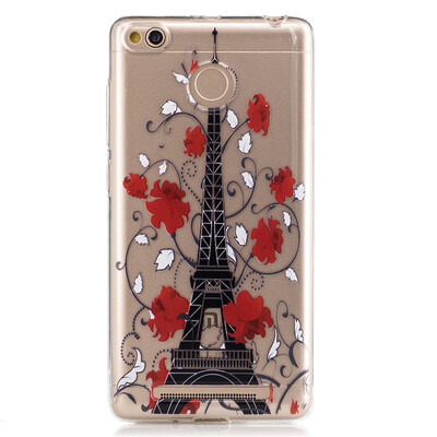 

Safflower tower Dress girl Pattern Soft Thin TPU Rubber Silicone Gel Case Cover for XiaoMi Red Mi 3S