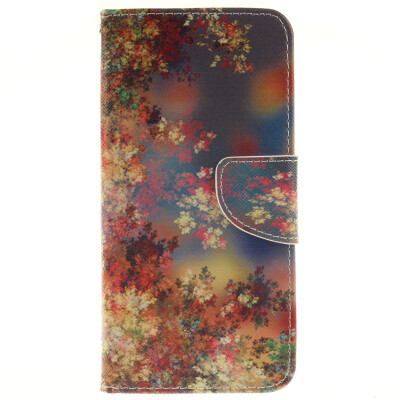 

Colorful flowers Design PU Leather Flip Cover Wallet Card Holder Case for SAMSUNG GALAXY S7 Edge