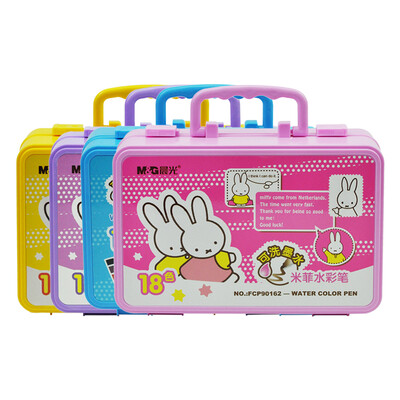 

Chenguang M & G FCP90162 cartoon washable 18 color watercolor pen color random