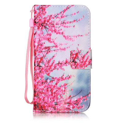 

Plum Blossom Design PU Leather Flip Cover Wallet Card Holder Case for Samsung Galaxy J32016/J310