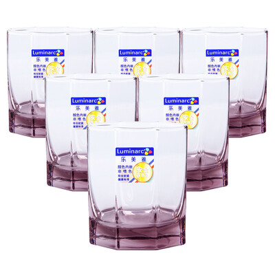 

【Jingdong Supermarket】 Le Meiya (Luminarc) French bow and arrow glass cold pot fruit juice cup cup octagonal condensate straight cup 6 loaded 30ml (ice powder) J4507