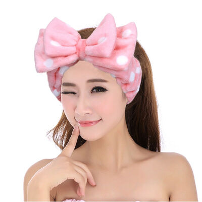 

Bancheon Big Bracelet Makeup Bundle Hairpin Ladies Hairband Headband Hairpin Beauty Bag Hoodies Pink Dot