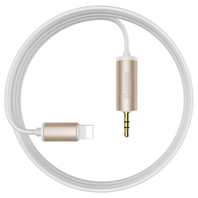 

Times Base Baseus iPhone7 audio cable Apple 7 aluminum alloy cable to 35 public 2m earth Hao gold