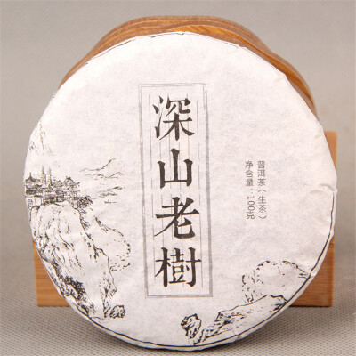 

C-PE007 Handmade puer tea 100g raw Puer tea Chinese Seven cakes ecology old tree organic green puer tea pu erh sheng