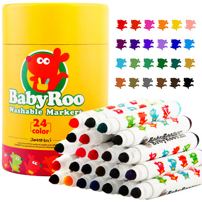 

JoanMiro children&39s watercolor pen 24 color children&39s drawing baby watercolor pen JM08312