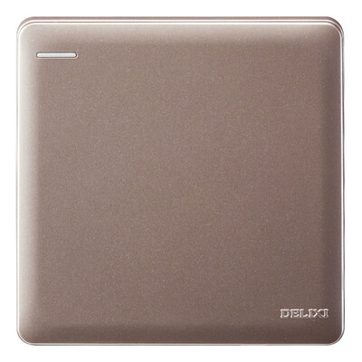

Delixi (DELIXI) switch socket panel four open double control large plate Zijin series
