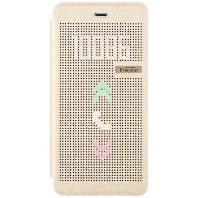 

Freeson проса 5s Intelligent Sleep окно кобуры защитная крышка / мобильный телефон оболочка золото