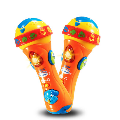 

Vtech маленькая зебра цветок дети с игрушкой микрофона музыкальных инструментов игрушки