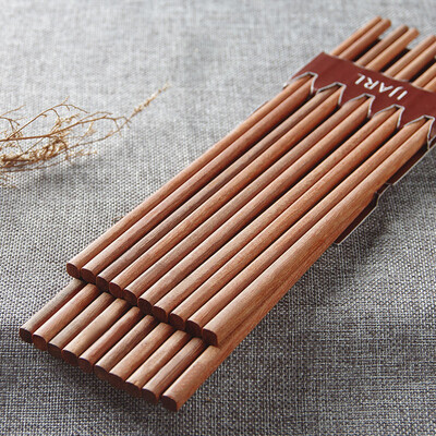 

Yijia IJARL environmental health tableware accessories mahogany chopsticks suit 10 pairs of equipment