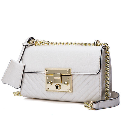 

PLOVER Ms Shoulder Bag Joker Chain Crossbody Small Party Bag P16302L209J Apricot
