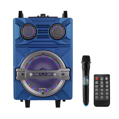 

Yalan Shi EARISE V50 waterproof LED lights with Bluetooth outdoor portable speakers wireless remote control microphone loudspeaker high-power square dance rod audio blue