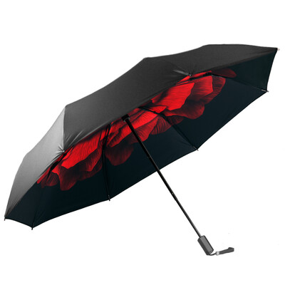 

(BANANA UMBRELLA) Black Series Double младенец черного зонтик UV ВС зонтик ВС зонтик зонтики под бананом женского красного шелка-сырца