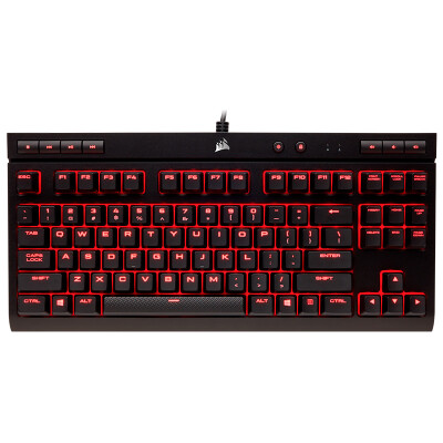 

US Corsair STRAFE Trader Механическая игра Клавиатура Красная подсветка Черный чай Чай Jedi Survival Chicken Keyboard