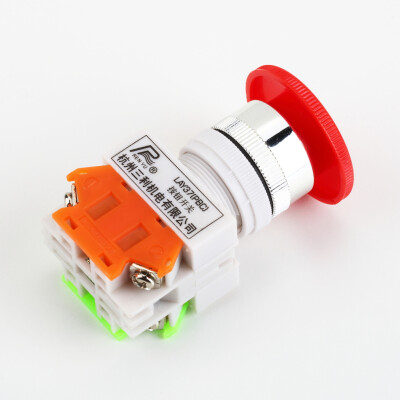 

NC N/C Emergency Stop Switch Push Button Mushroom Push Button 4Screw Terminal