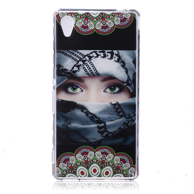 

Arabian girl Pattern Soft Thin TPU Rubber Silicone Gel Case Cover for SONY Xperia M4 Aqua