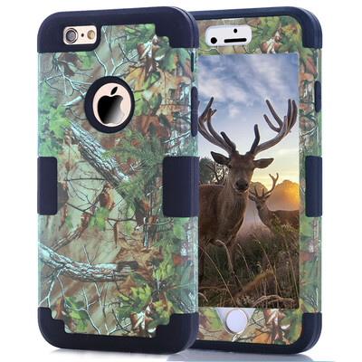 

MOONCASE Hybrid Three Layer Armor Defender Rugged Shockproof Impact Protective Case For iPhone 6 Plus / 6S Plus (5.5")