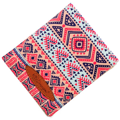 

Bean eyebrow wallet lady short paragraph leisure Korean fashion trend national wind college wind two fold card package bag QB015 bohemian red