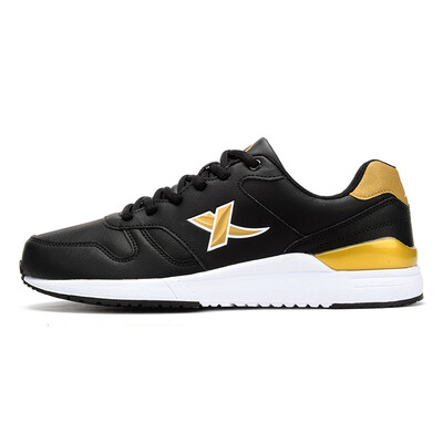 

(XTEP) casual shoes men's shoes sports shoes fashion light leisure travel shoes 984319329560 black gold 45 yards