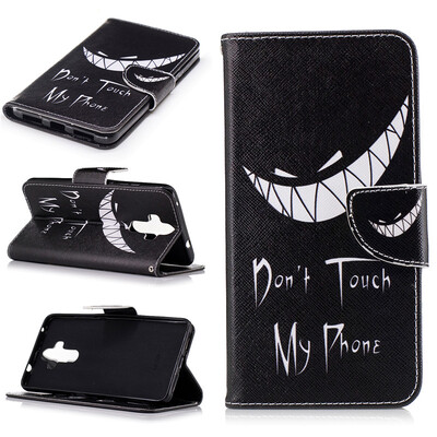 

smile Design PU Leather Flip Cover Wallet Card Holder Case for HUAWEI Mate 9