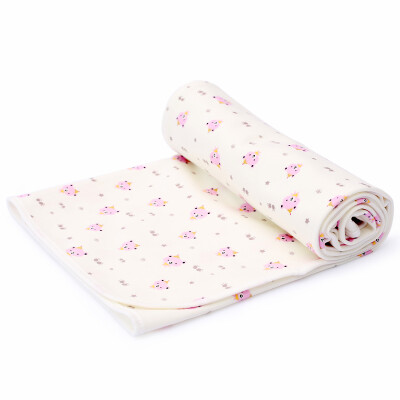 

Cotton age (PurCotton) baby every urine pad printing knitted composite breathable urine pad 90X70cm pink bear footprints