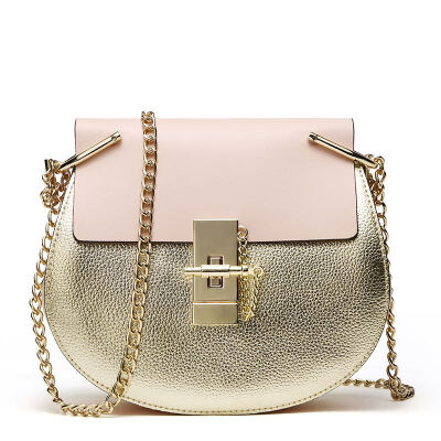 

Steele / STIYA ladies shoulder bag new leather handbag Messenger bag large capacity female pig bag chain mini shoulder narrow cross bag small 86S3031013 gold