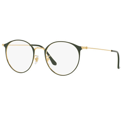 

RayBan Raymond glasses frame men and women fashion section round frame green myopia optical frame RX6378 2908 49mm