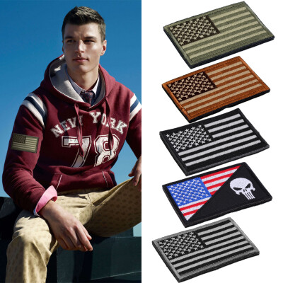 

Rectangle Embroidery Flag Tactical Patch Armbands Shoulder Badge Straps