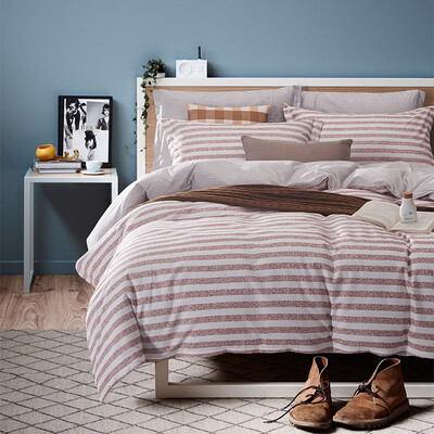 

Byford pure color cotton bed set/bed kit (duvet cover/fitted sheet/pillowcase