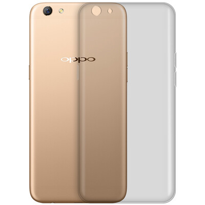 

Плюс отличный OPPO R9s телефон оболочки / защитный рукав TPU мягкая оболочка Выдерживает падение прозрачный мягкий силиконовый линзы случае черный