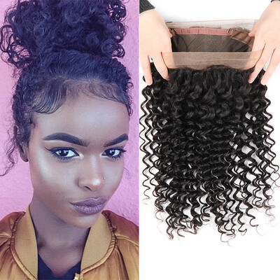 

Brazilian Deep Wave 360 Frontal 7a Brazilian Lace Frontal Closure 360 Plucked Deep Wave Brazilian Frontal Closure 360