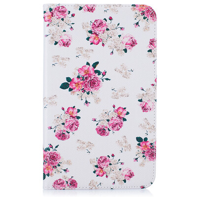 

Flower Style Embossing Classic Flip Cover with Stand Function and Credit Card Slot for SAMSUNG Galaxy Tab J 7.0 T285
