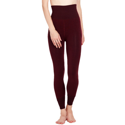 

Nanjiren Womens 360 Degree Spiral Warm Pants Red Wine Code