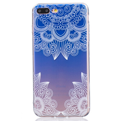 

Purple Butterfly Pattern Soft Thin TPU Rubber Silicone Gel Case Cover for IPHON 7 Plus