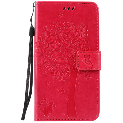 

Rose Tree Design PU Leather Flip Cover Wallet Card Holder Case for HUAWEI MATE S