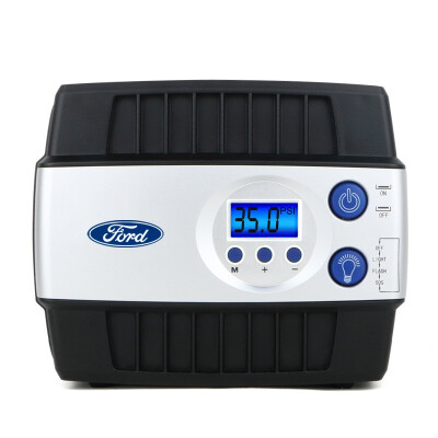 

Ford car inflatable pump A10A digital pre-set tire pressure displayed in three units PSIBARKPA with 3 kinds of led lights