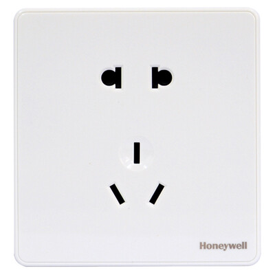 

Honeywell Honeywell switch socket panel large spacing 10A five-hole socket elegant series white