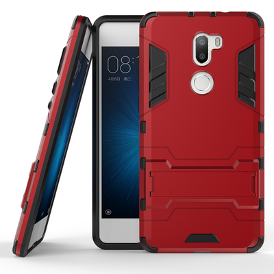 

Красный Slim Robot Armor Kickstand Ударопрочный жесткий корпус из прочной резины для XIAOMI MI 5S Plus