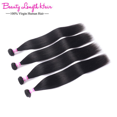 

Malaysian Virgin Hair Straight 7A Malaysian Straight Virgin Hair 4 Bundles Human Hair Extensions Straight Hair Weave Bundles