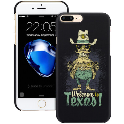 

Illustrator iPhone 7 plus Mobile Phone Case Apple 7plus Mobile Phone Case Luminous Relief Cartoon Anti-Wrestling Illustrator Series Luminous Style - Fox Skull