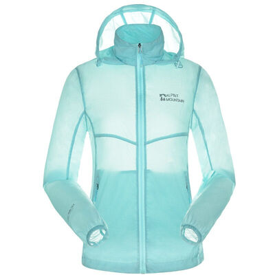 

ALPINT MOUNTAIN outdoor men and women couples protective skin windbreaker fast protective clothing 630-110 female models rose red S