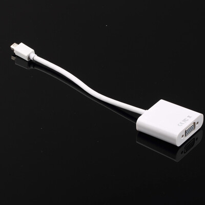 

Mini Displayport Display Port To VGA adapter Cable for Apple Macbook PC -VGA