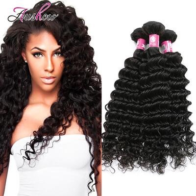 

7A Peruvian Virgin Hair Deep Wave Peruvian Deep Wave Virgin Hair 4 Bundle Deal Human Hair Deep Peruvian Hair Bundles