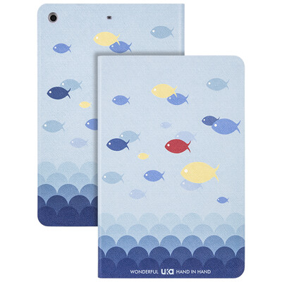 

Youjia iPad mini1 23 protective cover cartoon painted protective shell Sleeping Sleeve smart as fish