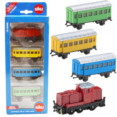 

siku Shigao German brand toy car model simulation steam train alloy car model - train gift equipment one season SKUC6291