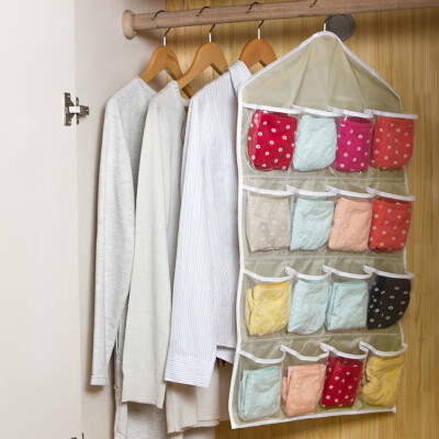 

MyMei Multifunctional 16 Pockets Hanging Storage Bag New Home Wall Door Storage Bags Shoe Organizer Rack Closet Organizer