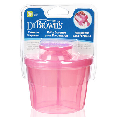 

DrBrown's (DrBrown's) трехкамерная коробка для сухого молока с переносным хранилищем Mommy легко переносится AC038-INTL (розовый)